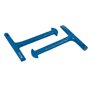 Silverline 868537 lot de 2 Clés pour plaque d'égout 125 mm - Bleu
