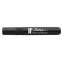 Sharpie Marqueurs permanents W10 - Pointe biseautée biseautée - Encre noire - Lot de 16