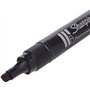 Sharpie Marqueurs permanents W10 - Pointe biseautée biseautée - Encre noire - Lot de 16