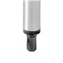 Vogue Table pliante en acier inoxydable poli, taille : 900 (H) x 1200 (L) x 600 (P) mm, utilisation intérieure et extérieure, CB