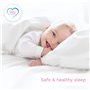 Parure Couette et Oreiller Anti allergie 135x100 cm pour lit bébé