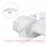 Matelas à langer rigide pour bébé - 80 x 50 cm - Convient pour lit de bébé de 140 x 70 cm - Unisexe - Anti-roulement - Imperméab