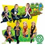 EcoBuddiez Tree Huggers - Orang Outan de Deluxebase. Peluche bébé à Suspendre de 72 cm fabriquée en Bouteilles Plastique recyclé