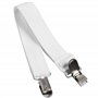 4X Clips pour draps de lit Blancs – Attaches pour Bretelles – Sangles pour Porte-Matelas pour draps Plats et Housses – Sangle él