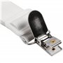 4X Clips pour draps de lit Blancs – Attaches pour Bretelles – Sangles pour Porte-Matelas pour draps Plats et Housses – Sangle él