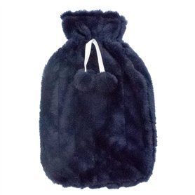 Grande housse de bouillotte moelleuse - Housse uniquement (bouillotte non incluse) - Taille unique pour bouteille de 2 litres -