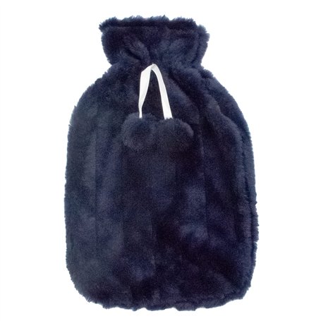 Grande housse de bouillotte moelleuse - Housse uniquement (bouillotte non incluse) - Taille unique pour bouteille de 2 litres -