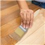 Kurtzy Lot Pinceaux Peinture 5,08 cm (Lot de 24)- Pinceau Bois Professionnels pour la Peinture, Les Taches, Le Vernis, la Colle 
