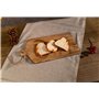 Marco Paul Planche à fromage en bois avec motif cerf - Plateau de service rustique pour fromage, crackers, viande, collations - 