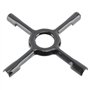 SPARES2GO Support Universel pour Plaque de Cuisson à Gaz en Céramique Moka Dessous de Plat (Petit 130 mm)