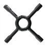 SPARES2GO Support Universel pour Plaque de Cuisson à Gaz en Céramique Moka Dessous de Plat (Petit 130 mm)