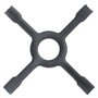 SPARES2GO Support Universel pour Plaque de Cuisson à Gaz en Céramique Moka Dessous de Plat (Petit 130 mm)