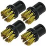 SPARES2GO Laiton Brosse Métallique Buses pour Karcher Nettoyeur Vapeur (Pack de 4)
