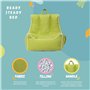 Ready Steady Bed Pouf poire pour enfant avec repose-pieds | Fauteuil ergonomique pour enfants | Mobilier confortable pour enfant