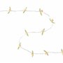 Lights4fun Guirlande Lumineuse avec Fleurs Roses et 20 LED Blanc Chaud à Piles avec Minuterie Résistante aux Intempéries Décorat
