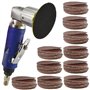 2" de l'air et de l'angle Meuleuse Ponceuse polisseuse Pack 100 grain de ponçage mixte Autoagrippantes Pads
