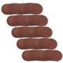 2" de l'air et de l'angle Meuleuse Ponceuse polisseuse Pack 100 grain de ponçage mixte Autoagrippantes Pads