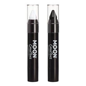 Moon Creations Crayons pour le corps en bâton de peinture pour le visage | Peinture résistante à la sueur et à l'eau | Sans crua