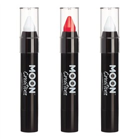 Moon Creations Crayon de corps de bâton de peinture de visage | Pour enfants