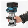 KATSU FIT-BAT 21V Brushless Défonceuse sans Fil Affleureuse à Bois Plastifieuse Routeur Menuisiers Outil avec 3 Pinces à Mandrin