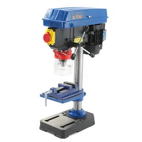 KATSU Perceuse à Colonne d'établi avec étau 375W 5 Vitesses 55mm Profondeur de Perçage
