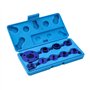 KATSU Kit de Guide de Routeur 10 Pièces 10-30mm Métrique Kit de Guide de Modèle de Routeur en Alliage d'Aluminium avec Adaptateu