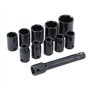 ORAZIO Jeu de Clés à Chocs Pneumatiques 1/2", Heavy Duty Garage Voiture Camion Roue Pneu Boulons Enlèvement Installation Outil P