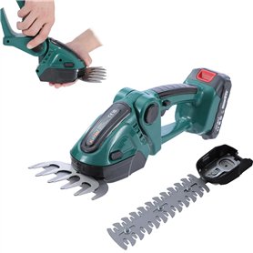 KATSU FIT-Bat 21V Taille-haie et Cisaille à Gazon sans Fil 2-en-1 avec 1