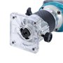 KATSU FIT-BAT 18V/21V Brushless Affleureuse à Bois Défonceuse sans Fil Routeur Menuisiers Outil avec Base, 3 Mandrins 1/4", 6 mm