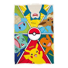 Couverture polaire Pokémon | Couverture super douce et chaude avec envers en Sherpa