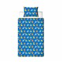 Parure de lit Simple Pokémon sous Licence Officielle rétro | Parure de lit réversible Double Face avec taie d'oreiller Assortie 