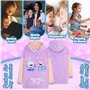 Peppa Pig Sweat Fille - Pull Plaid Oversize en Polaire
