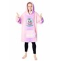 L.O.L. Surprise! Pull Plaid Enfant Fille - Pull Oversize en Polaire