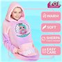 L.O.L. Surprise! Pull Plaid Enfant Fille - Pull Oversize en Polaire