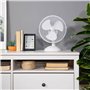 Russell Hobbs Rhpdf0921 Ventilateur De Bureau Portable 22.9 Cm, 2 Vitesses, Oscillation Grand Angle, Fonctionnement Silencieux, 