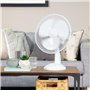 Russell Hobbs Rhpdf1221 Ventilateur De Bureau Portable Léger De 30.5 Cm, 3 Vitesses, Oscillation Grand Angle, Flux D'Air Puissan