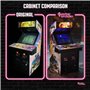 Numskull quarter arcades Tortues Ninja Mutantes Édition Collector Mini Arcade Réplique en Bois véritable à échelle 1/4, ROM Orig
