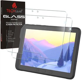 TECHGEAR 2 Pack Verre Trempé Compatible avec Samsung Galaxy Tab Active Pro 10.1 (SM-T540 / T545 / T547) Protecteur d'Écran en Ve