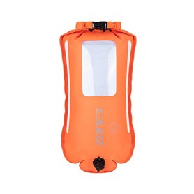 ZONE3 - Bouée de Natation recyclée 28 L avec lumières LED | Sac étanche avec étui pour téléphone Portable | Flotteur de sécurité