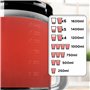 Duronic JE416 Presse-agrumes électrique de 40W Capacité de 1,6 L Filtre réglable pour la Pulpe Idéal pour Jus d'Agrumes Oranges 