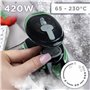 Duronic SI4 BG Fer à Repasser à Vapeur de Voyage 420W Mini fer à repasser avec réservoir d'eau de 30 ml Fer à Vapeur Transportab