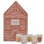 eBoutik - Lot de bougies votives parfumées en pain d'épices dans une boîte en pain d'épices – Coffret cadeau de remplissage ou d