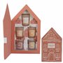 eBoutik - Lot de bougies votives parfumées en pain d'épices dans une boîte en pain d'épices – Coffret cadeau de remplissage ou d