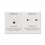Philip Jones Ensemble collier et boucles d'oreilles avec pierre de naissance de mai (émeraude) créé avec des cristaux Zircondia®