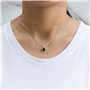 Philip Jones Ensemble collier et boucles d'oreilles avec pierre de naissance de mai (émeraude) créé avec des cristaux Zircondia®