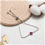Philip Jones Bracelet en Cristal Rouge foncé créé avec des Cristaux Zircondia®