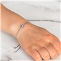 Philip Jones Bracelet en cristal violet clair créé avec des cristaux Zircondia®