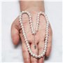 Philip Jones Collier ras du cou en perles blanches, Perles de coquillage, Perle de coquillage