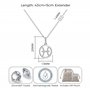 Philip Jones Collier avec signe astrologique du zodiaque Poissons avec cristaux Zircondia®, Cristal, Cristal Zircondia®