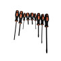 Mr. Gadget's Solutions Lot de 9 tournevis cruciformes et têtes fendues pour la maison, le garage, les projets de bricolage – Out